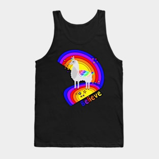 Believe in Llamacorns Tank Top